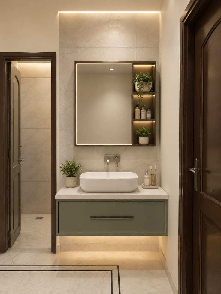 washing area